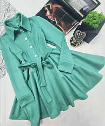 Сукня для дівчинки замш, Тея, розміри 116-164р.