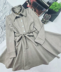 Сукня для дівчинки замш, Тея, розміри 116-164р.