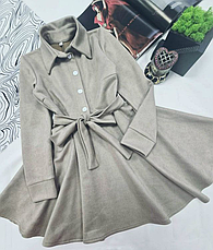 Сукня для дівчинки замш, Тея, розміри 116-164р., фото 5