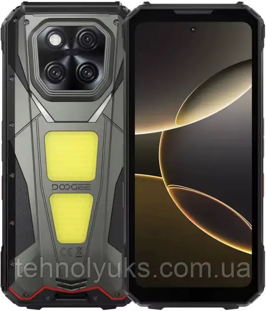 Смартфон Doogee V Max Play 16/512GB Battle Rust, IPS 6.78", 200+20+8/32Мп, IP69К, Dimensity 7300, 20500 мА·год, фото 1