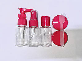 Дорожній набір ємностей DM-8801 для косметики різнокольоровий, 6 шт