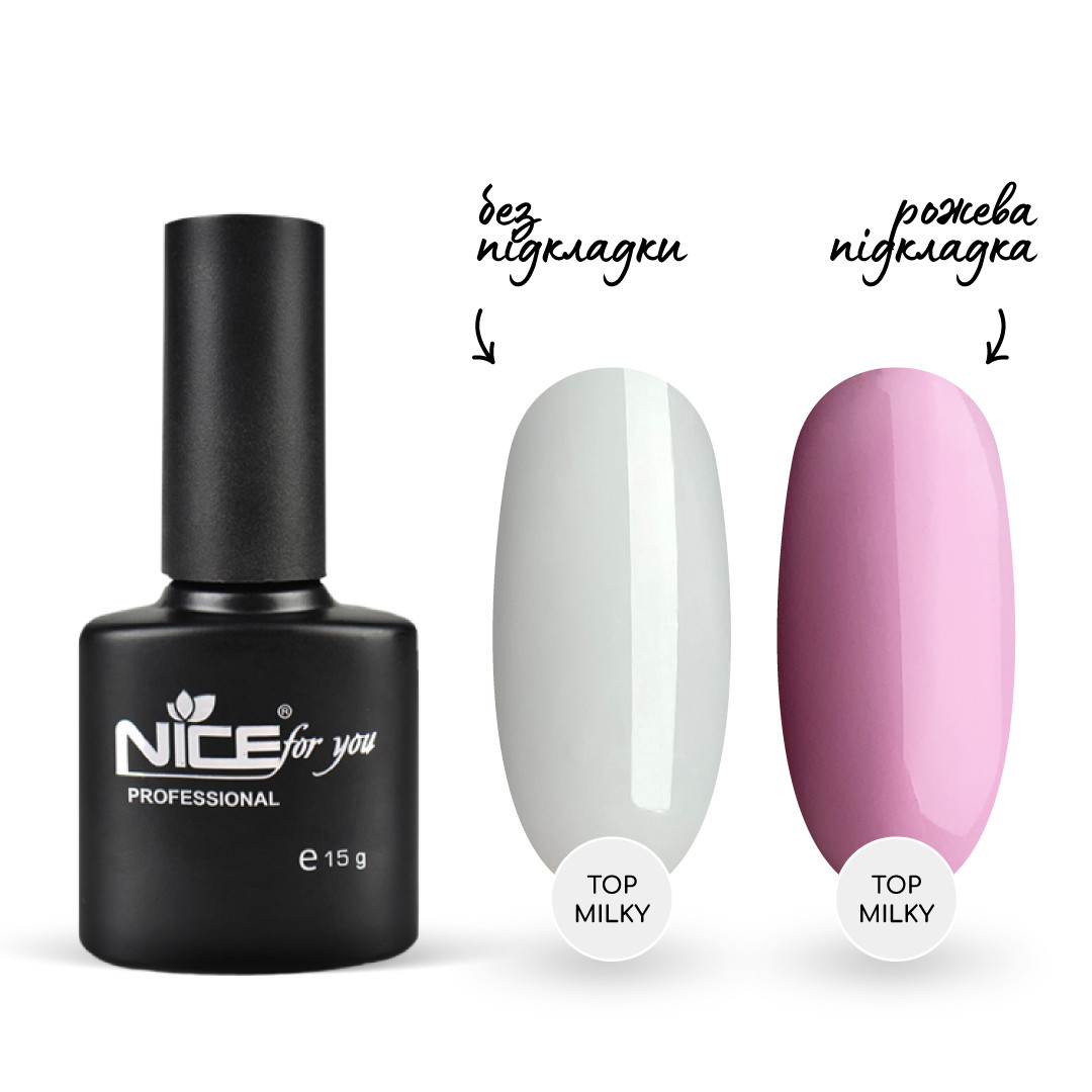 Топ молочний Nice for you Milky top без липкого шару з УФ-фільтром 15 г, фото 1