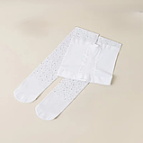 Колготи капронові дитячі для дівчинк зі стразами  140-158см, фото 2