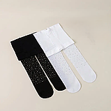 Колготи капронові дитячі для дівчинк зі стразами  140-158см, фото 3