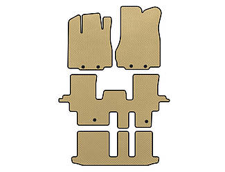 Килимки EVA (3 ряди, Бежевий) для Infiniti QX60 2016-2021 рр