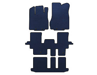 Килимки EVA (3 ряди, Синій) для Infiniti QX60 2016-2021 рр