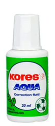 Коректор з пензликом Kores AQUA K69101, водна основа, 20 мл