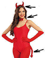 Карнавальний набір до костюму  Чорта, Чортівки, Чортика Ріжки, метелик, хвостик