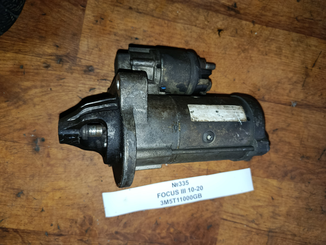 №335 Стартер 3M5T11000GB для Ford Focus III 10-20, фото 1