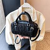 Жіноча сумка 28612 крос-боді чорна, фото 2