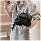 Жіноча сумка 28612 крос-боді чорна, фото 3