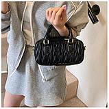 Жіноча сумка 28612 крос-боді чорна, фото 4