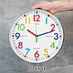 Годинник настінний безшумний LOSSO Premium CW-30 “MIXTime”, фото 3