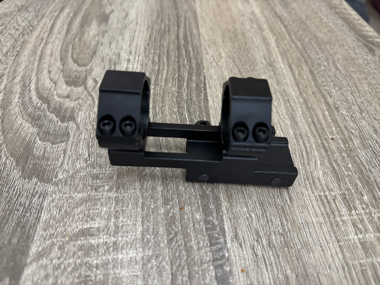 Моноблок для оптичного прицілу на 22мм (Weaver) під трубу 30мм з виносом, фото 1