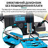 Паяльна станція 2 в 1 QUICK 8786D+ / паяльник 70 Вт + фен 700 Вт / 100-500 ° С / 40 л / хв, фото 6