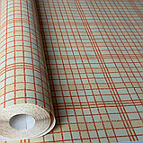 Шпалери вінілові на флізеліновій основі Marburg 54724, помаранчеві з текстурою, для сучасного інтер’єру, фото 2