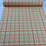 Шпалери вінілові на флізеліновій основі Marburg 54724, помаранчеві з текстурою, для сучасного інтер’єру, фото 3