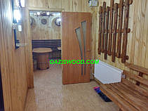 Набір меблів "МАКСІ плюс" з дубових бочок для лазні та сауни., фото 5