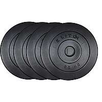 Сет Композитних Дисків Elitum Х (4 х 2,5 кг) – Загальна Вага 10 кг, ABS-Покриття, Діаметр 31 мм