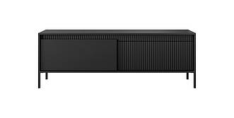 Тумба під телевізор Perfect Home Сенсо / Senso 2-дверна 2D/153 Чорний (PFH-091137)