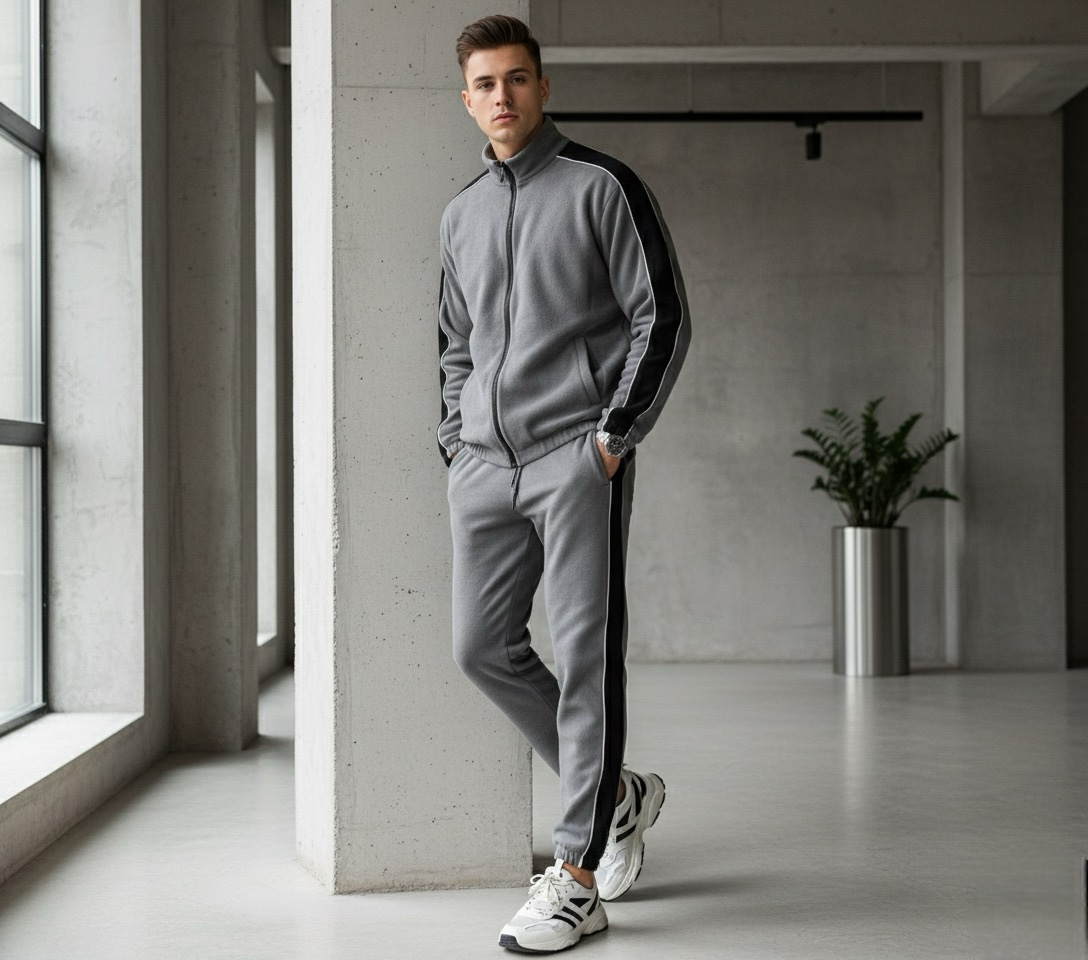 Чоловічий флісовий спортивний костюм Storm-Grey