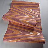 Шпалери вінілові на флізеліні 0.53 × 10.05 м Marburg 54219, бордово-цегляні — для вітальні, спальні, кабінету, фото 5