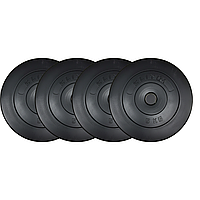 Сет Композитних Дисків Elitum Y (4 х 5 кг) – Загальна Вага 20 кг, ABS-Покриття, Діаметр 31 мм