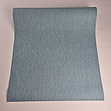 Шпалери вінілові на флізеліні 0.53 × 10.05 м Marburg 54214, темно-блакитні — для спальні, вітальні, кабінету, фото 3