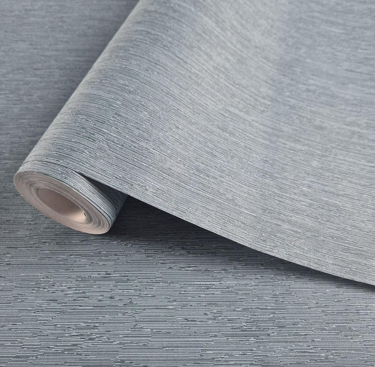 Шпалери вінілові на флізеліні 0.53 × 10.05 м Marburg 54214, темно-блакитні — для спальні, вітальні, кабінету, фото 1