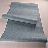 Шпалери вінілові на флізеліні 0.53 × 10.05 м Marburg 54214, темно-блакитні — для спальні, вітальні, кабінету, фото 2