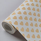 Шпалери вінілові на флізеліні 0.53 × 10.05 м Marburg 54156, біло-жовті — для спальні, кухні, коридору, фото 4
