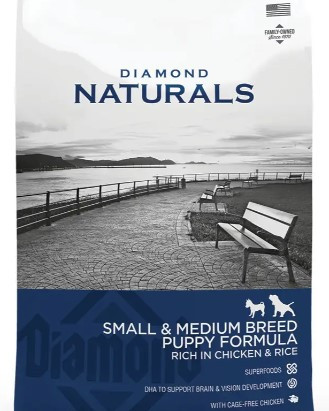 Diamond Naturals Puppy Small&Medium  375г корм для цуценят  (курка 20%)