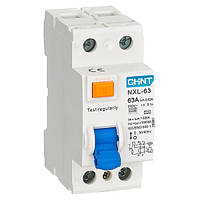Диференційний вимикач RCCB (ПЗВ) NXL-63 2P 40A 30mA A 6kA CHINT