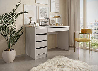 Стіл туалетний письмовий Perfect Home Ада / Ada 5S/120 з 5 шухлядами Кашемір (PFH-091309)