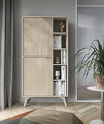 Стелаж Perfect Home Форест / Forest RG80 2-дверний Беж пісочний/ялиця сканді (PFH-091480)