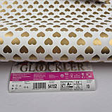 Шпалери флізелінові миючі 0.53 × 10.05 м Marburg 54152, білі із золотом — для вітальні, спальні, коридору, фото 6