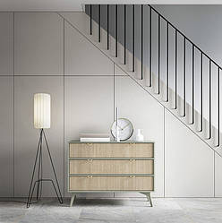 Комод Perfect Home Форест / Forest KSZ106 з 3 шухлядами Евкаліпт/ялиця сканді (PFH-091477)