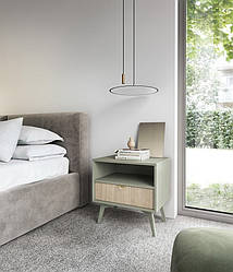 Тумба приліжкова Perfect Home Форест / Forest S54 з 1 шухлядою Евкаліпт/ялиця сканді (PFH-091473)