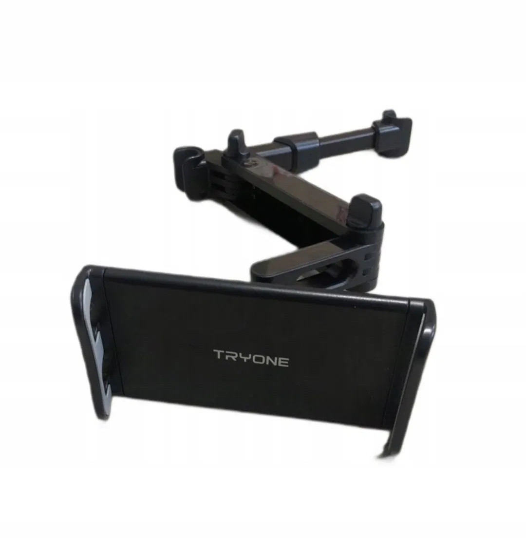Кріплення для планшета на підголівник автомобіля Tryone CHZ-06, регульоване, чорне, універсальне, фото 1