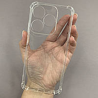 Чохол для Tecno Spark 10 (KI5q) чохол із бронь кутами із захистом камери на телефон техно спарк 10 прозорий ttp