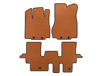 Килимки EVA (2 ряди, Помаранчевий) для Infiniti QX60 2016-2021 рр