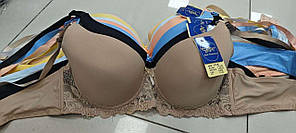 Бюстгальтери батальні "Гіпюр", жіноча спідня білизна Чашка Д (7318)