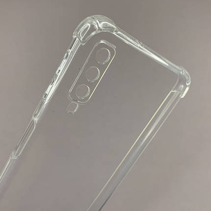 Чохол для Samsung Galaxy A7 (2018) A750 чохол з бронь кутами із захистом камери на самсунг а7 прозорий ttp, фото 2