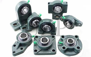 Корпуси, корпусні підшипники і підшипники для встановлення в корпус