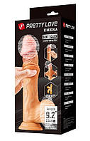 Реалістичний фалоімітатор із рухомою шкірою Pretty Love Emeka 23,4