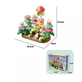 Конструктор FL 3101 “Квітковий сад”, 79 елементів, розмір 31х23.6х17.2 см