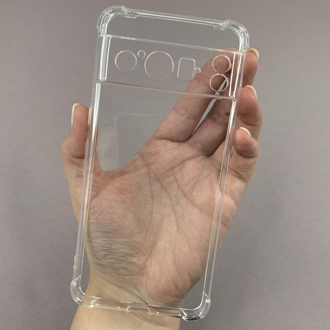 Чохол для Google Pixel 8 Pro чохол із захистом камери з бронь кутами на гугл піксель 8 про прозорий ttp