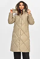 Зимова жіноча куртка Fashion М2242 сірого кольору, розмір M-L-XL.