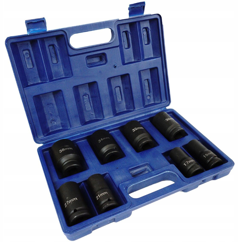 Набір довгих ударних головок 3/4"  8 шт. 17-32 мм Silver S10616/1, фото 1