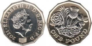 1 фунт 2021, Велика Британія